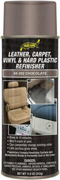 SM Arnold Refinishing Spray Paint - CHOCOLATE 11 Oz. - For Leather, Carpet, Vinyl, Metal, Plastic, Polycarbonate, Polypropylene, Acrylic, Lexan, Fiberglass | Pro Grade Aerosol Refinisher