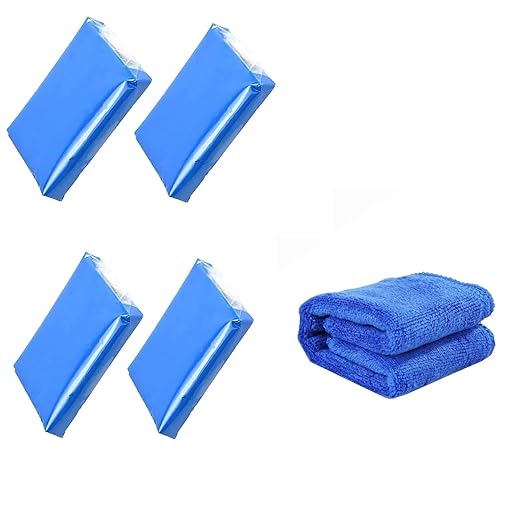 Car Clay Bar Auto Detailing Kit - 4 Pack X 100g Magic Clay Bar Cleaning with Easy Wash The