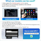 CarlinKit CarPlay Dongle only for Car with Android Head Unit System 4.4.2+,New Upgrade Version,Built-in APK App,Support Wired/Wireless CarPlay,Wired/Wireless Android Auto,Online Upgrade etc.