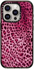 CASETiFY Impact iPhone 15 Pro Case [Slim/Compatible with Magsafe / 8.2 ft. 4X Military Grade Drop Protection] - Y2K Jaguar - Clear Black