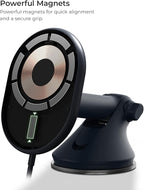iOttie Velox Magnetic Wireless Car Mount for MagSafe iPhones - Charger Included. Compatible with iPhone 12 to 15 Series