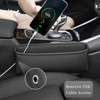 YLXGT Car Seat Gap Filler Organizer and Storages Automotive Accessories Universal for Car SUV Truck Fill The Gap Between Seat and Console Stop Things from Dropping Black 2Pcs