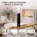 Essential Oil Diffuser Bundle - Cordless Waterless Diffuser for Home, Office, Car, Bathroom – USB Rechargeable Remote Control Portable Nebulizer Aromatherapy Diffusers – 1,100Sq. Ft. Coverage