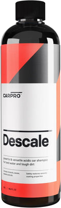 CARPRO Descale Acidic Car Shampoo Wash Concentrate, Removes Minerals, Waxes, Sealants & Oils - 500ml (17 fl oz)