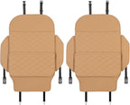TAIKOO Seat Back Protector + Large Capacity Pocket Storage Organizer,Preventing the Impact of Children Stepping on the Seat Backrest (Orange)