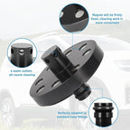 O Ring Chassis Cleaner Flusher Kit, Wheel Arch Cleaning Attachments, Compatible with AUS Hose Fitting, Pressure Washer Car Undercarriage Under Body Chassis Cleaner Adaptor