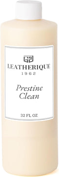 Leatherique Prestine Clean 32 oz | Leather Cleaner & Conditioner for Cars, Furniture, Saddles & More | Gently Removes Dirt, Oils & Impurities | Works Alone or with Leatherique Rejuvenator Oil