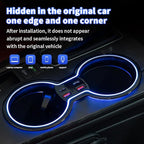 Car Hub Docking Station for Honda Civic 2022 2023 2024 2025 2026 11th gen USB Type-C Fast Charger Hub (4-in-1) Auto Interior Centre Console LED Ambient Light Accessories Decoration Phone Adapter