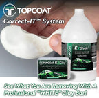 TopCoat® EzClay™ Clay Bar Auto Detailing Kit with EzGlyde™ Clay Lubricant Spray - Remove Contaminants from Hard Surfaces in Seconds - The Only Car Bar You'll Ever Need