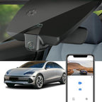 Fitcamx 4K Dash Cam Compatible with Hyundai IONIQ 6 2023 2024 2025 Limited SEL (Has Auto-Dimming), OEM Style, 2160P UHD Video, Built-in WiFi & APP, Loop Recording, G-Sensor, Easy to Install, 64GB Card
