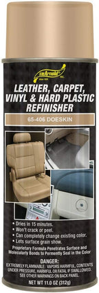 S.M. Arnold Refinishing Spray Paint - DOESKIN 11 Oz. - For Leather, Carpet, Vinyl, Metal, Plastic, Polycarbonate, Polypropylene, Acrylic, Lexan, Fiberglass | Pro Grade Aerosol Refinisher