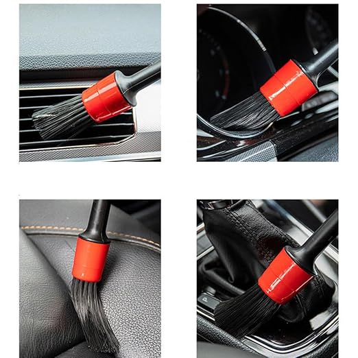 5pcs Detailing Brush Set Car Brushes Car Detailing Brush for Car Cleaning Detailing Brush Dashboard Air Outlet Wheel Brush,5pcs