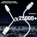 Car Carplay Cable for iPhone 17/16/15,iPhone 16/15 Plus17/16/15 Pro 17/16/15Pro Max charger ,USB A to USB C for Carplay USB C Cord, iPad USB C Cable 10th, iPad Air Car Charger Cable Cord 3FT (White)