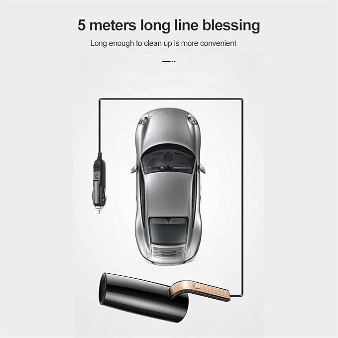 Handheld Vacuum,120W 4500PA Hand Held Vacum Portable Car, Small Mini Light-Weight Vaccuum Cleaner for Pet Hair Carpet Home