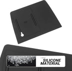 YOJOJOCO Wireless Charging Anti-Slip Mat Compatible with Honda 2023-2026 Pilot & 2026 Passport Accessories Wireless Charging Mat with Indicator Light Port Center Console Liner Black Silicone Material