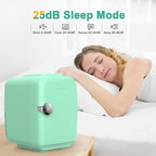 CROWNFUL Mini Fridge, 4 Liter/6 Can Portable Cooler and Warmer Personal Refrigerator for Skin Care, Cosmetics, Beverage, Food,Great for Bedroom, Office, Car, Dorm, ETL Listed (Green)