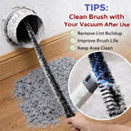 Dryer Vent Cleaner Kit (2-Pack): Flexible Extra Long Lint Brush & Refrigerator Coil Brush - Professional Dust & Pet Hair Remover for Appliance Cleaning