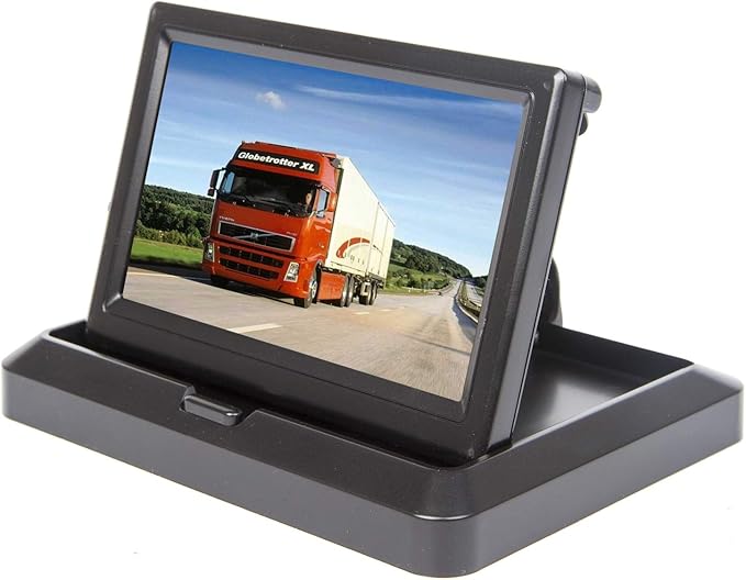 Car Truck Vehicle Small Mini Digital 5 Inch Monitor Screen Flip Down Folding Foldable by HitCar