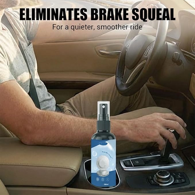 Brake disc cleaner spray for noise reduction,Fast-Drying Formula for Pads, Rotors & Calipers - Helps Remove Brake Dust, Oil (2PCS)