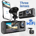 Dash Cam for Honda Odyssey 2015-2022 High-Definition Night Vision with Three Lenses Front Rear and Inside The Car Dual Recording