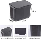 Center Console Coin Box Organizer Compatible with Ford F150 2021-2026 & F150 Lightning 2022-2026 Interior Accessories Coin Holder Secondary Storage Box ABS Plastic
