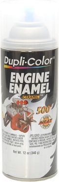 Dupli-Color DE1636 Engine Enamel Spray Paint with Ceramic - Clear - 12 oz Aerosol Can