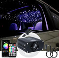 AKEPO Small Size 16W APP Twinkle Fiber Optic Lights, 650pcs 9.8ft/3m 0.03in Optical Fiber Music Activated Star Ceiling Light Kit for Car Truck Starlight Headliner/Home
