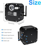 AMKI High Brightness 50W Twinkle Sound Mode RGBW Light Source Engine Driver Remote/APP Control Starlight Box Motor for Fiber Optic Star Ceiling Light Kit