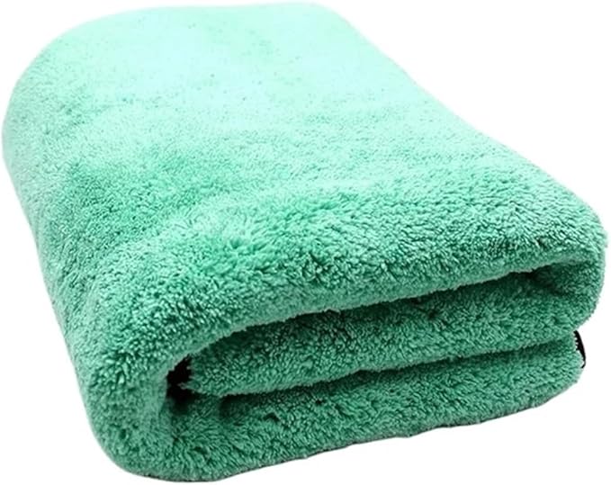 Microfiber Drying Towel 1400GSM, Coral Fleece Plush Car Wash Towel for Detailing Polishing, Lint Free for Car Home(40x40cm)