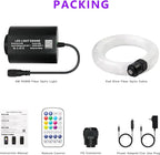 Twinkle Starlight Headliner Light Kit 20W Upgraded Car Home Fiber Optic Lights 650pcs*0.03in(9.8ft/3m) Sound Activated APP/Remote Control Small Size Star Lights for Car Home Star Ceiling Decoration