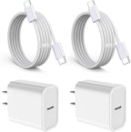 iPad Fast Charger, 2 Pack 20W USB C Charging Block Charge Adapter for Apple iPad Charger with 6FT USB C Woven Fast Charging Cable for iPad Pro 13/12.9/11inch,iPad Air 5th/4,iPad mini 6/7,i-Pad 11 A16