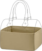 DGAZ Silk Purse Organizer Insert Fits LV Speedy 16/20/25/30/35/40/45 bags，Silky Smooth Bag Organizer，Luxury Handbag & Tote Shaper(S2 trench,SP40)
