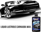 Gliptone Show Gloss Liquid Carnauba Wax, 16 oz. Deep Shine, Easy Application, Removes Tar, Sap and Road Film, Long-Lasting Protection for All Paint Finishes