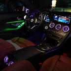 LED Interior Ambient Lighting Kit for Mercedes Benz C Class W205 2015-2021 RGB Multi-Color Interior Light (Galaxy 8 Set)