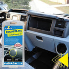 ATG Car Dashboard Repair Kit – Dashboard Repair for Cracks & Breaks – Leather & Vinyl Repair – Epoxy Glue Set - Leather & Vinyl
