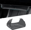 Under Screen Storage Compatible with 2025 2026 New Tesla Model Y Juniper & Model 3 Highland Center Console Organizer Tray Hidden Compartment Hanging Box Interior Accessories - ABS, Black