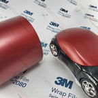 3M Car Wrap Roll 2080 Satin Vampire Red | SP273 | (5ft x 5ft (25 Sq/ft)) | Automotive Vinyl Wrap for Cars - Car Interior Wrap & Exterior | w/Free Instawraps Pro Glove