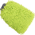Detailer's Garage Chenille Microfiber Premium Scratch-Free Wash Mitt, Lime Green Color