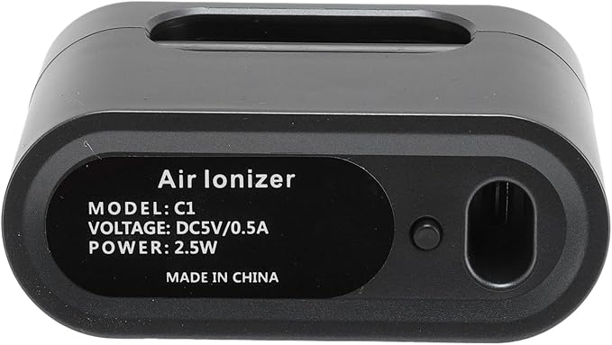 SUNGOOYUE Smart Car Air Purifier, Portable Ionizer with Quiet No Noise Design for Home and Car, Reduces PM2.5 Without Filter Replacement