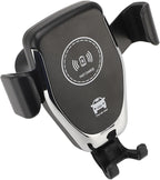 Alomejor Alomejor Car Wireless Charger Automatic Phone Holder 360 Degree Rotatable for Vent 15W Fast Charging Black for Most Cars