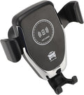 SUNGOOYUE 15W Car Wireless Charger Stand 360 Degree Rotatable Phone Holder for Car Vent D01 Black