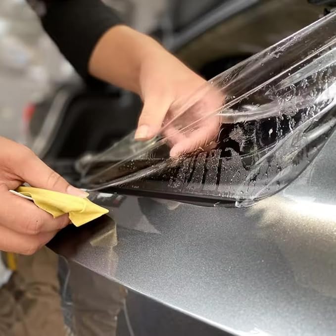 HOHOFILM TPU PPF Hydrophobic Clear Paint Protection Film Self Healing Car Clear Glossy Wrap Film (X9 NEO, 60"X78")