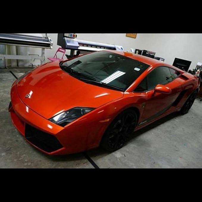 3M Car Wrap Roll 2080 Gloss Fiery Orange | G364 | (Sample 3in x 5in) | Automotive Vinyl Wrap for Cars - Car Interior Wrap & Exterior