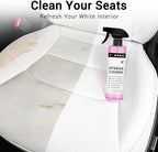 Tesla Seat Cleaner & Remover Stain, Interior Cleaner for White & Black Vegan Leather, Interior Cleaning Kit for Seats, Console, Dash, Tesla Model 3, Y, S, X, Cybertruck Accessories