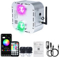 AKEPO 32W Dual-Head Dual Color Twinkle Car Home Fiber Optic Light Engine, Twinkle + Same or Different Color+APP Control + Music Activated+28-Key Remote for Headliner Light Kit