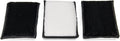 Autofiber Scrub Ninja Max, Interior Scrubbing Sponge - Pack of 3 (White/Black)