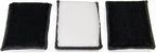 Autofiber Scrub Ninja Max, Interior Scrubbing Sponge - Pack of 3 (White/Black)