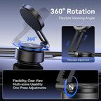 Electric Vacuum Suction Car Phone Holder, 360° Rotation Magnetic Phone Holder for Car Foldable Strong Suction Adjustable Car Phone Mount Stand for iPhone16/15/14/13/12(Not Charge Phone)
