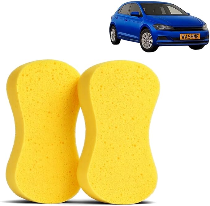 2-Pack Car Wash Sponges - Large Sponges, Extra Thick for All-Purpose Cleaning, Ideal for Vehicle Washing, Equipment Cleaning, Boat Cleaning