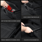 Rear Center Console Floor Storage Box for Tesla Model Y Juniper 2025 2026 Rear Center Console Organizer - 2nd Row Seat Organizer Bin for Model Y Juniper Accessorie